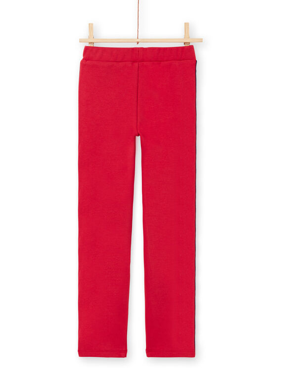 Girl's red striped pants MAJOMIL5 / 21W90114PAN511