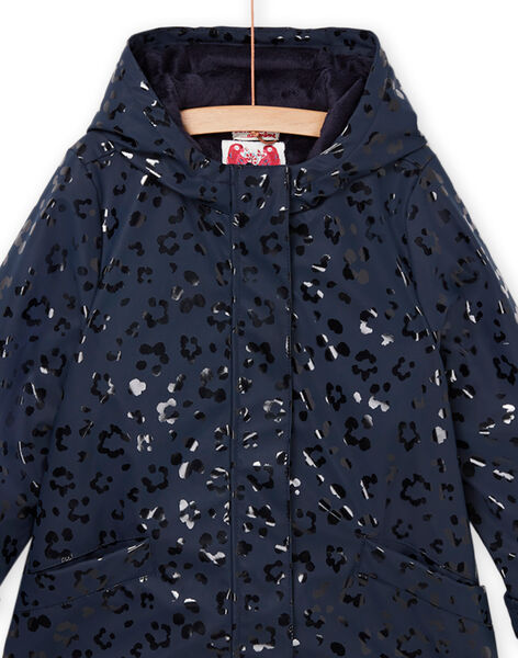 Leopard print hooded raincoat PARAINIMPER / 22W901F1IMP070