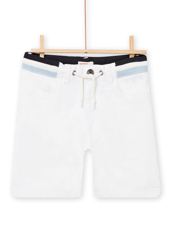 Child boy white shorts NOSOBER2 / 22S902Q1BER000