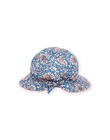 Baby girl blue floral hat NYISANCHA / 22SI09C2CHAC221
