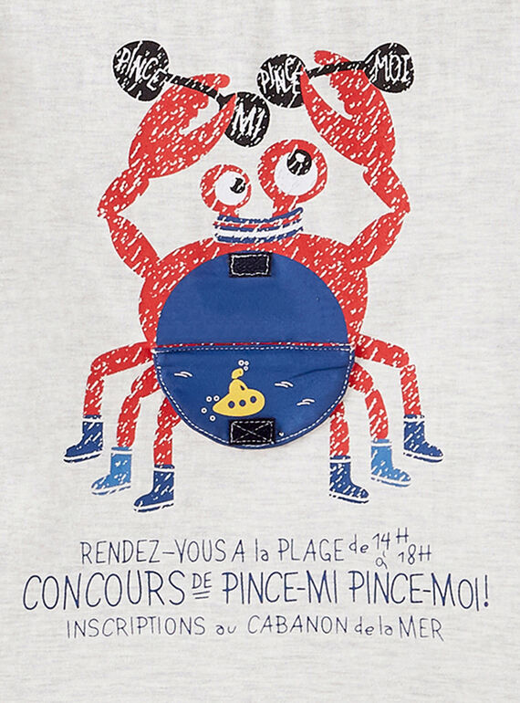 Grey T-shirt JOCEATI2 / 20S902N2TMCJ920