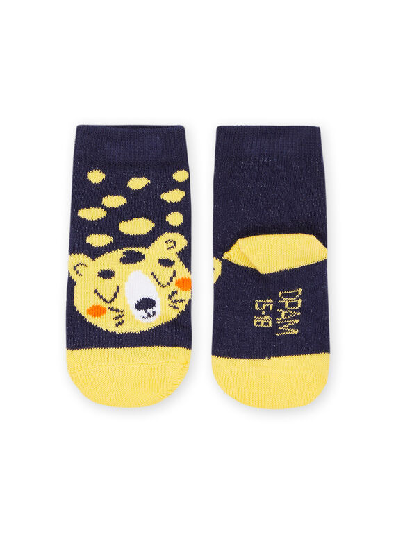 Socks with leopard print RYUNAUCHO2 / 23SI107ASOQ622