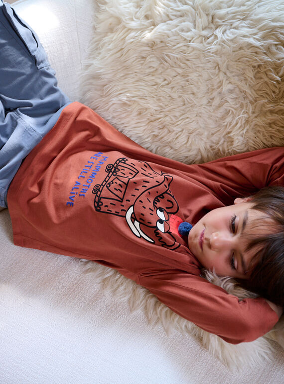 Mammoth mocha T-shirt SOCOUTEE1 / 23W902L4TML817