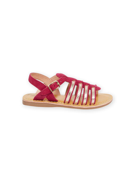 Fuchsia spartan sandals child girl NASANDANNE / 22KK354FD0E304