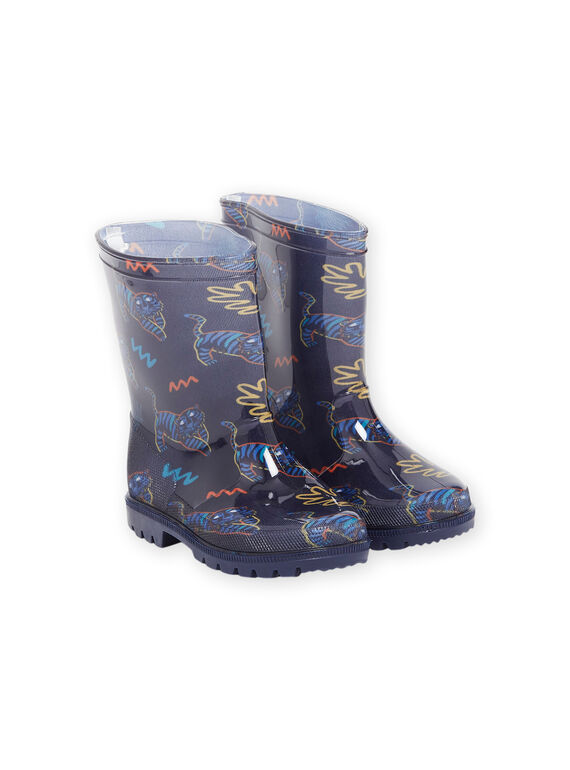 Tiger print rain boots POPLUITIGROU / 22XK3613D0C070