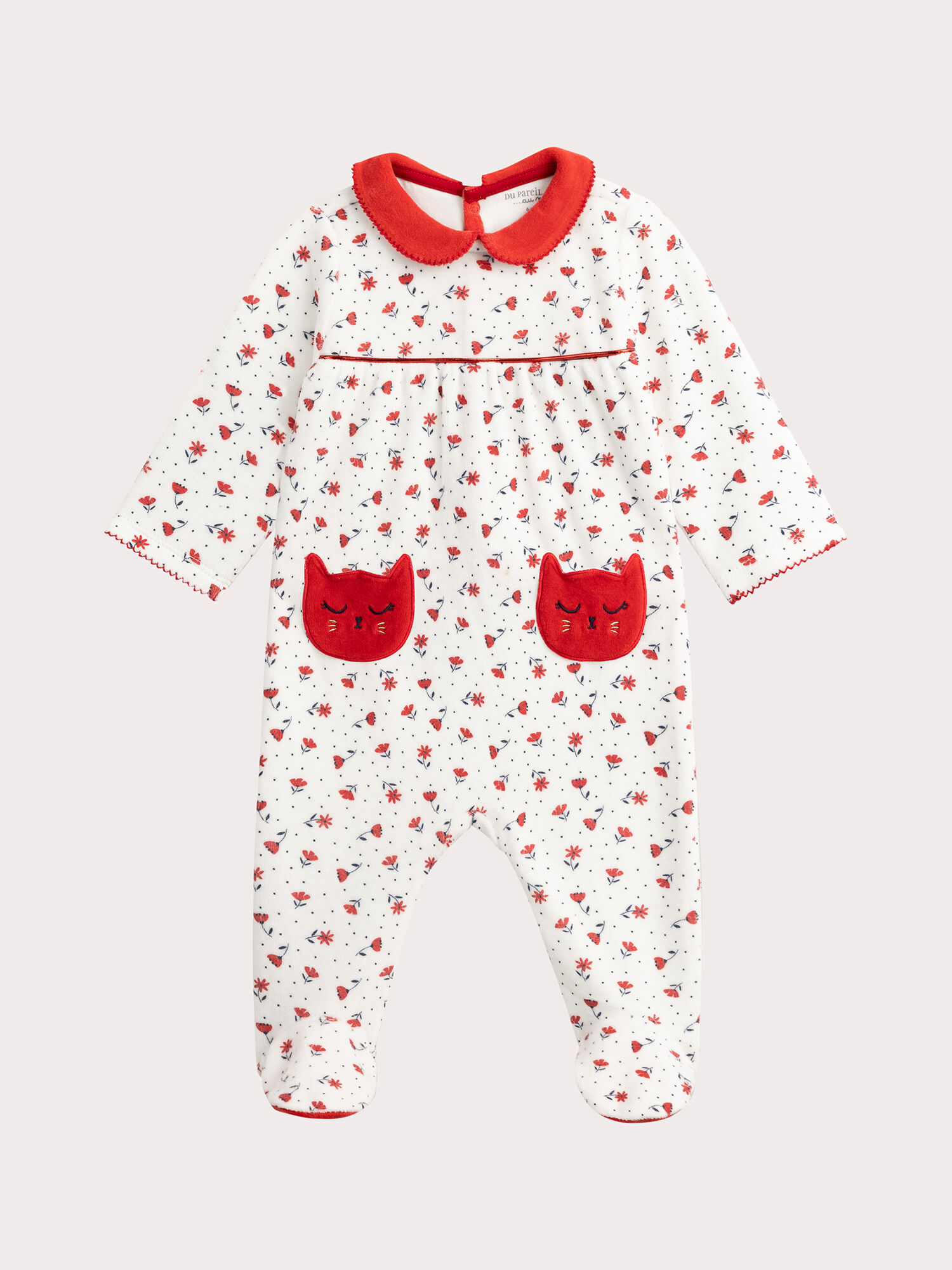 Pyjama Grenouillere et Combinaison pour Bebe Fille Dos bien ete hiver