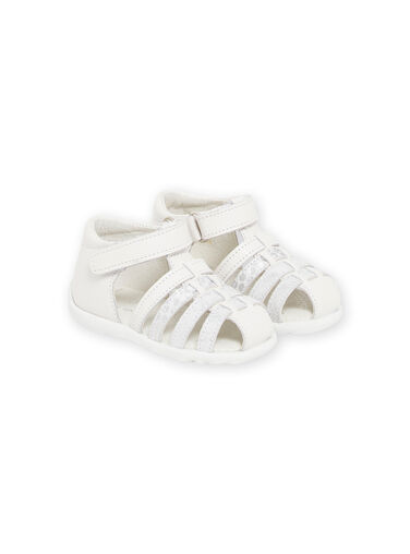White sandals baby girl NISANDBIANCA / 22KK3746D0E000