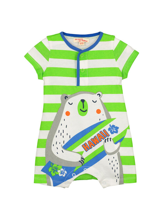 Baby boys' short sleepsuit FUPLACOM2 / 19SG10P2CBL099
