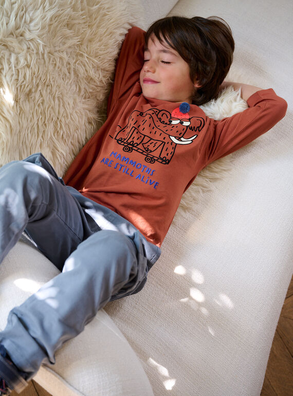 Mammoth mocha T-shirt SOCOUTEE1 / 23W902L4TML817