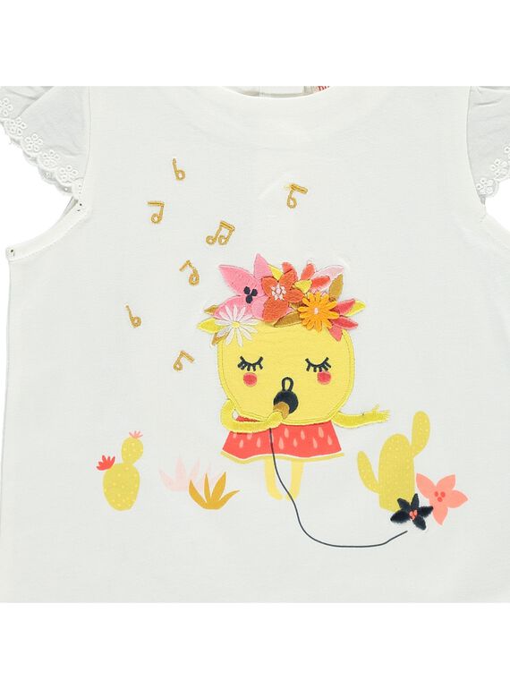 Baby girls' short-sleeved T-shirt CIPITI / 18SG09I1TMC001