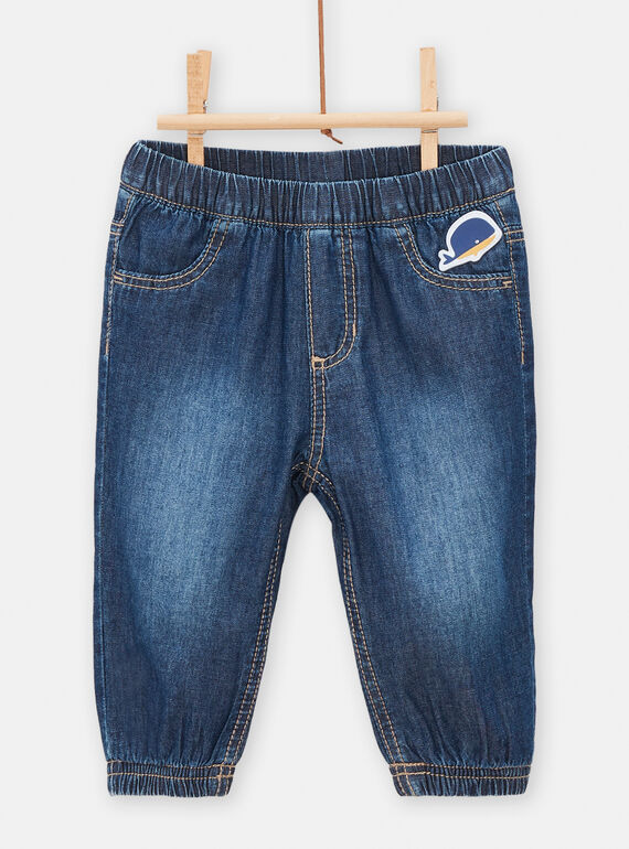 Baby Boy Medium Denim Jeans TUJOJEAN2 / 24SG1082JEAP274