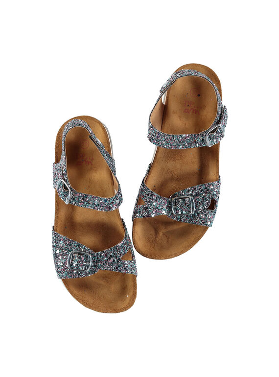 Girls? smart glitter sandals FFNULIGHT / 19SK35D8D0E956