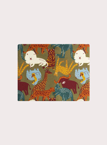  Snood with savannah animal pattern for boys  VYOGROSNO1 / 24WI02M1SNO604