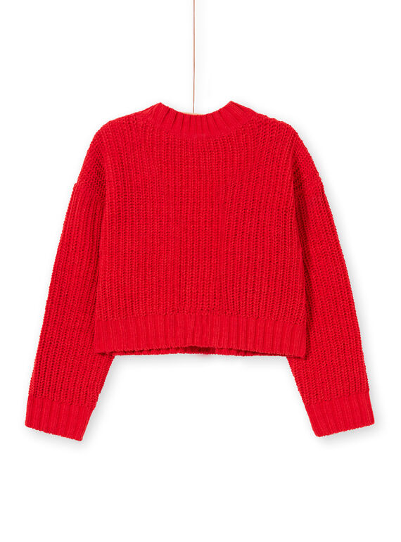 Girl's red vest MACOMCAR1 / 21W901L2CAR408