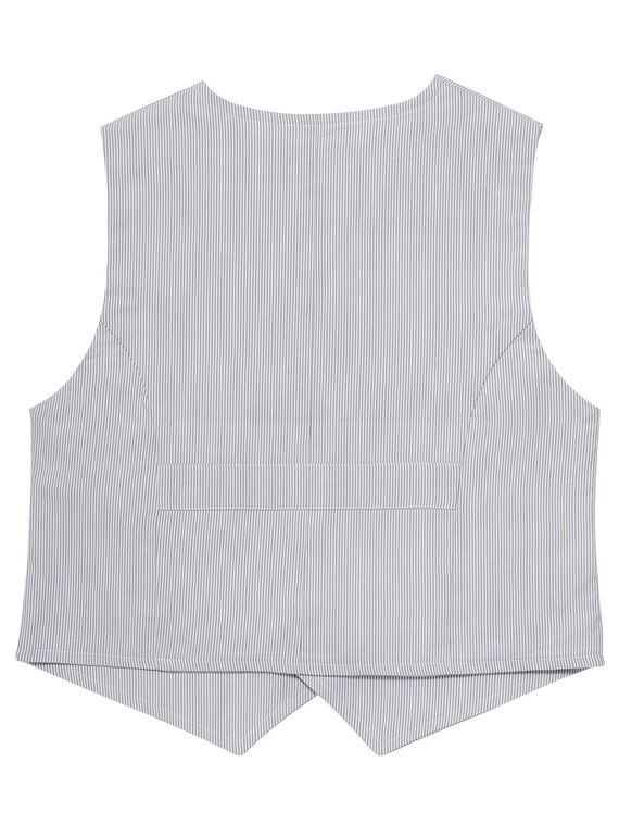 Grey Sleeveless Jacket JOPOEGIL / 20S902G1GSM940