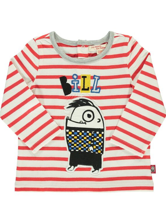 Baby boys' long-sleeved T-shirt DUROUTEE2 / 18WG1022TML099
