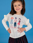 Long sleeve t-shirt with girls animation PAGOTEE4 / 22W901O3TML001