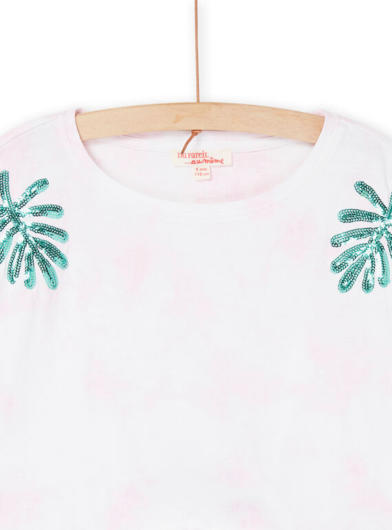 White floral print dress RAPOPTI4 / 23S901X1TMC321