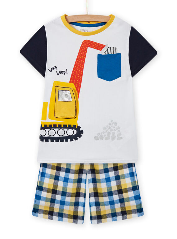 Child boy pyjama set short animation shovel MEGOPYCTRA / 21WH1234PYJ000
