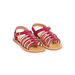 Fuchsia spartan sandals child girl