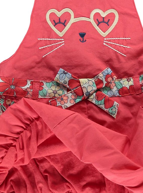 Baby girls' strappy dress CIBUROB4 / 18SG09K4ROBF515