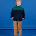 Long sleeve sherpa vest