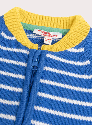 Blue KIDS CARDIGAN Blue KIDS CARDIGAN WUFIGIL1 / 25SG1054GILC233