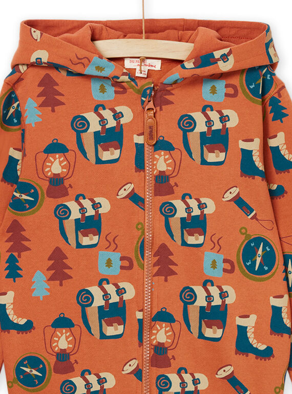 Hiking print hoodie POPRAGIL / 22W902S1GILD300