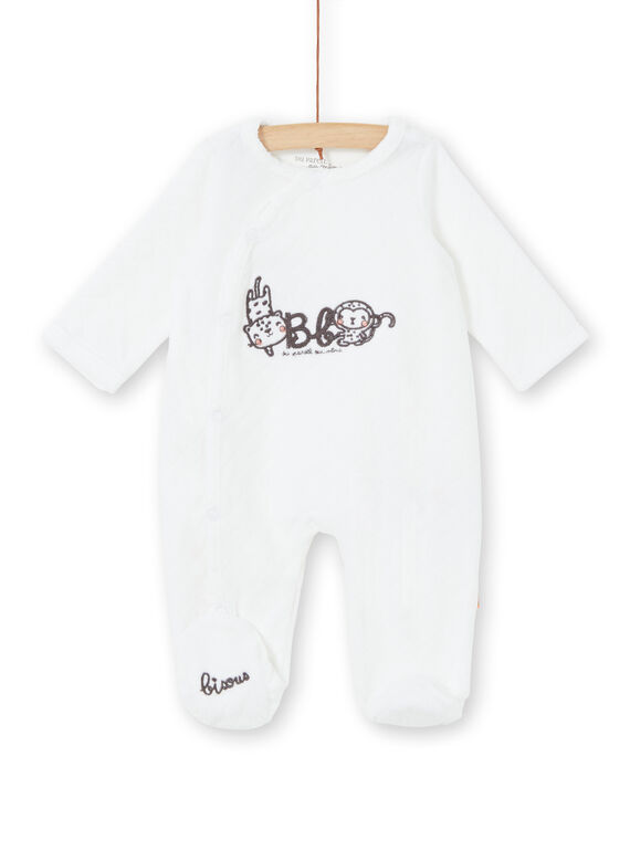 Sleep suit white birth LOU1GRE4 / 21SF05H1GRE000