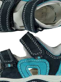 Baby boys' smart leather sandals. FBGSANDMA / 19SK38K4D0E070