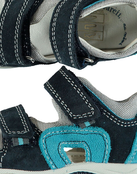 Baby boys' smart leather sandals. FBGSANDMA / 19SK38K4D0E070