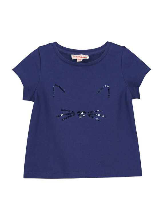 Baby girls' short-sleeved T-shirt FIJOTI4 / 19SG0934TMC703