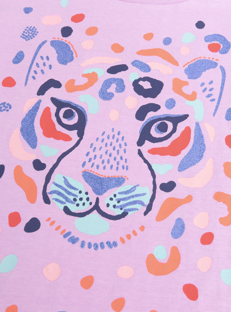 Girls' violet nightdress WEFACHUPAN / 25SH1191CHN320