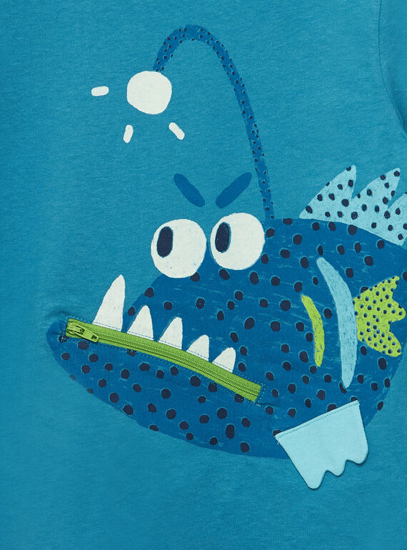 electric blue T-shirt JOBOTI5 / 20S902H4TMC215