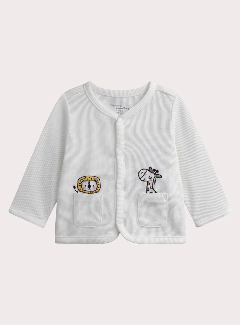 Ivory KIDS CARDIGAN WOU3GIL / 25SF05X1GIL005