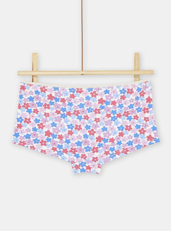 Set of 5 multicolored girls' shortys SEFAHOTSEM1 / 23WH1162SHY000