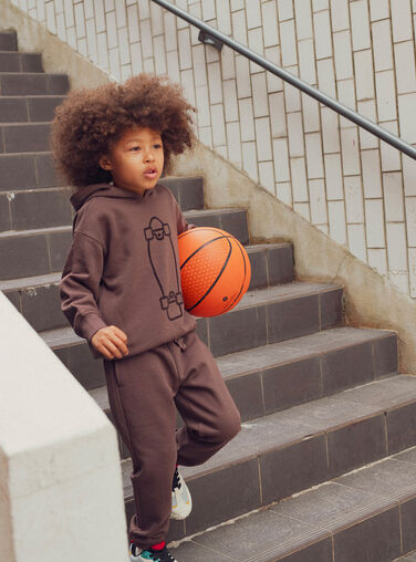 Brown JOGGING PANTS XOJOJOB4 / 25W902E4JGB815