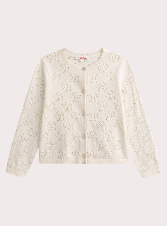 Dark off white CARDIGAN WAPRICAR / 25S901S1CAR003