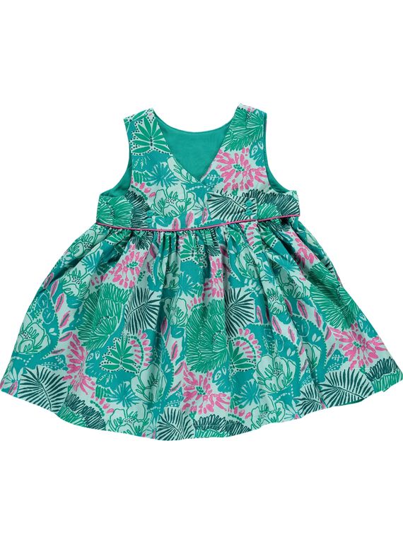 Baby girls' sleeveless dress CIDOUROB2 / 18SG09J2ROB099