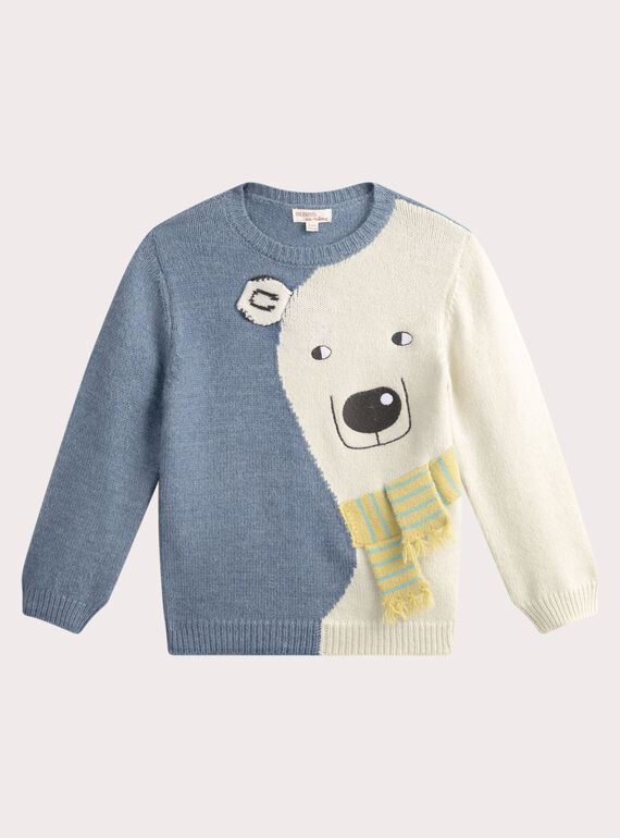 Heathered blue PULLOVER VOPERPUL / 24W902R1PUL222