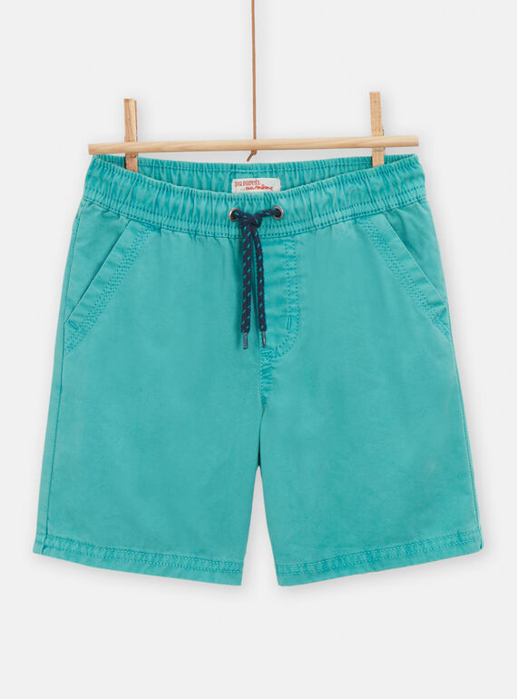 Boy's Turquoise Bermuda Shorts TOJOBERMU4 / 24S902C4BER209