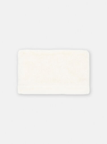 Girl's reversible ecru faux fur snood SYAJOSNOO7 / 23WI01O3SNO001