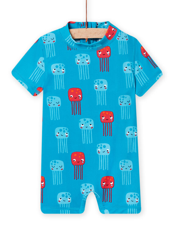 Baby Boy Blue Jellyfish Swimsuit NYUCOMUVEX1 / 22SI10L9MAIC215