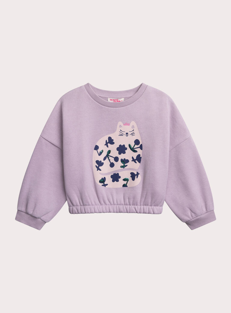 Purple SWEAT SHIRT Purple SWEAT SHIRT XABLUSWEA2 / 25W901N1SWEH707