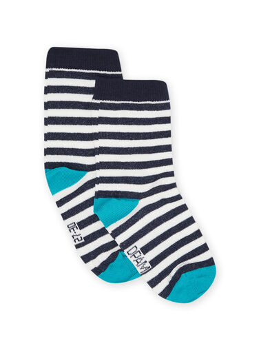 Child boy midnight blue socks NYOJOCHOR4 / 22SI0268SOQ705