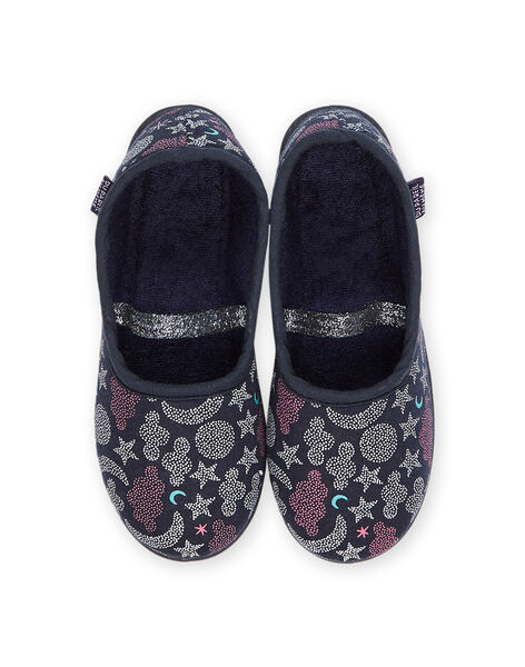 Slippers ballerinas with glow-in-the-dark details PAPANTMOON / 22XK3541D07070