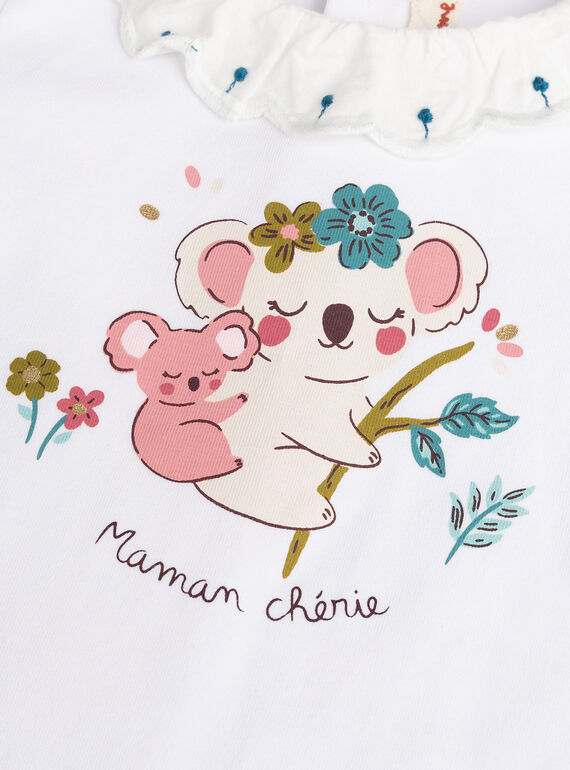 Long-sleeved bodysuit for baby girl  VIKLIBOD / 24WG0941BOD001