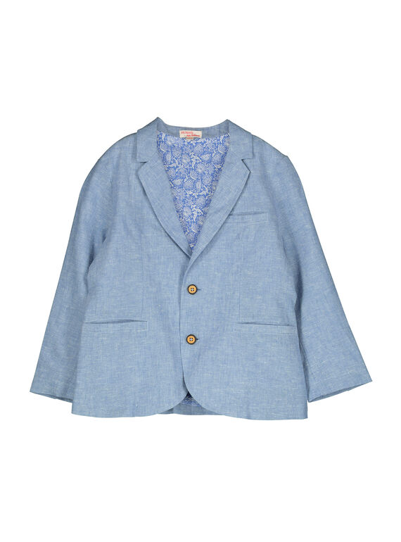 Boys' linen jacket FOROVEST / 19S902S1VESC201