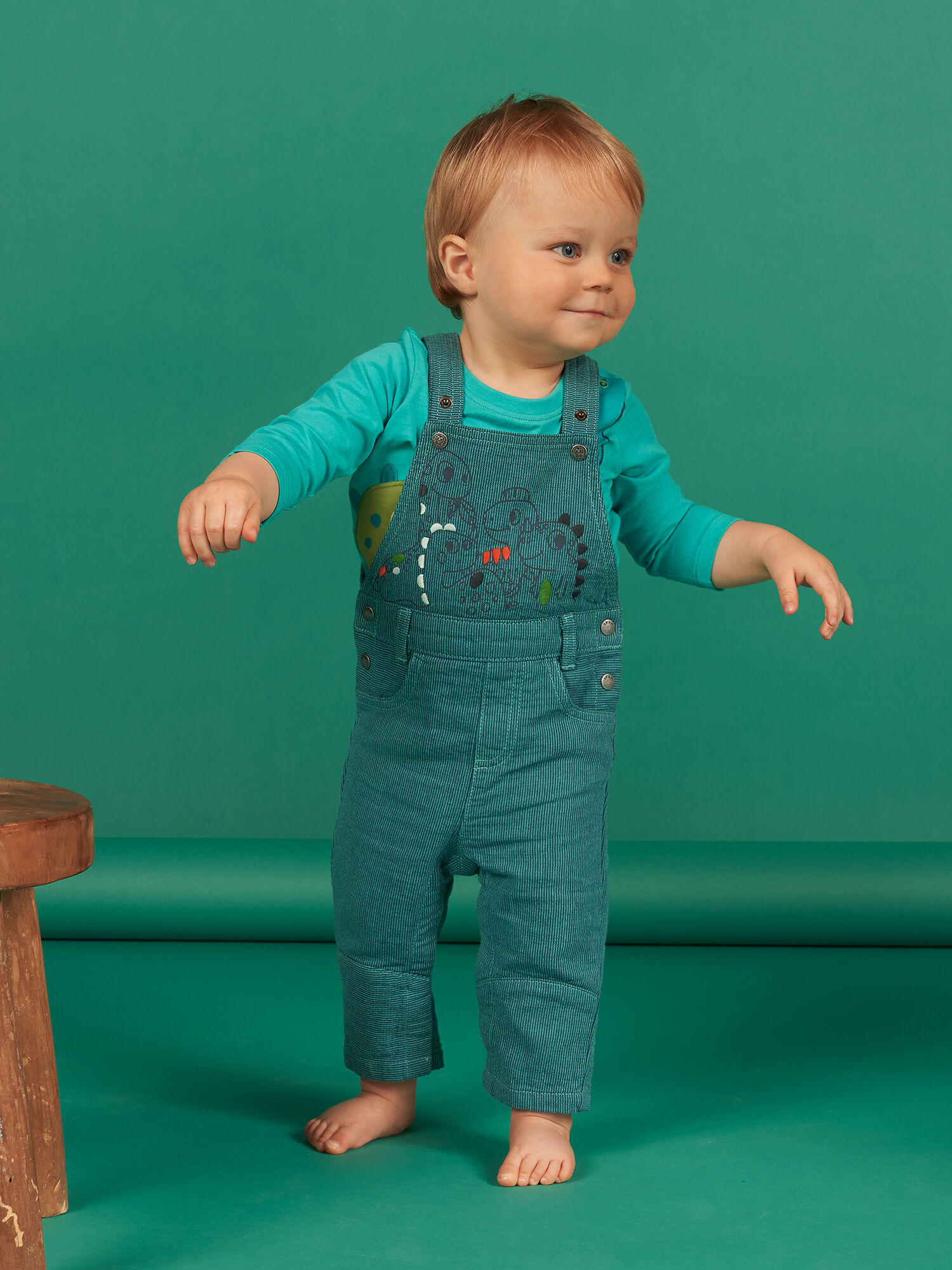 Baby boy cord dungarees sale