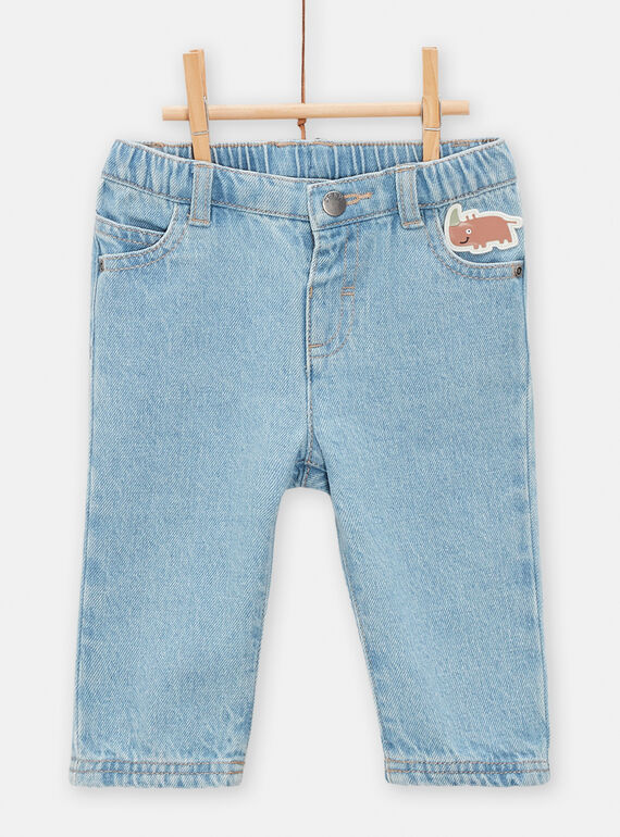 Baby Boy Light Denim Jeans TUJOJEAN1 / 24SG1081JEAP272